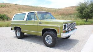 Lime Green 1974 Chevrolet Blazer Cheyenne Is A Full Convertible