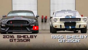 VIDEO: New Vs Old Shelby GT350R