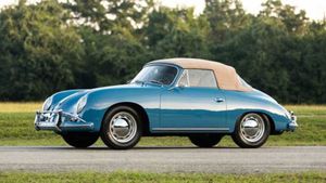 Rare Amalfi Blue 1959 Porsche 356A 1600 Reutter Cabriolet