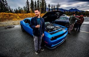 Blind Driver Drag Races The Dodge Challenger SRT Super Stock