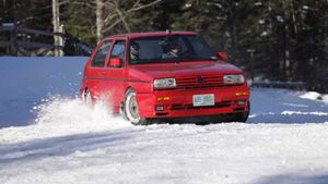 How Does The VW Rallye Golf Stack Up On Snow After 29 Years?