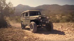 Watch A 1958 Willys Jeep Station Wagon Play In The Dirt