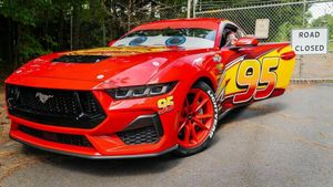 The 2024 Mustang GT Transforms into Lightning McQueen