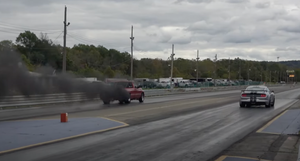 GT500 Struggles at the Dragstrip Against Diverse Challengers