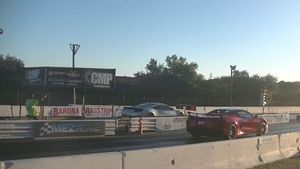 Acura NSX vs. Chevy Corvette Stingray in a Dragstrip Duel