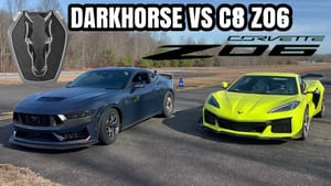 Ford Mustang Dark Horse Astonishes In Drag Race Against Raptor R and Corvette Z06