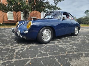 Rare 1964 Porsche 356 C Coupe "Lady Blue" with Authenticity Certificate Makes Waves