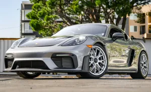 PcarMarket is Selling A Top-Spec 2023 Porsche 718 Cayman GT4 Weissach In Rare Paint-To-Sample Stone Gray