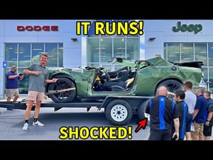 Crashed 2020 Dodge Challenger SRT Hellcat Redeye Gets a Second Life