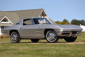 1963 Chevrolet Corvette Split Window in Sebring Silver Up for Auction At GAA Classic Car Auction