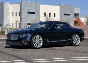 Luxurious 2021 Bentley Continental GTC V8 with Mulliner Driving Specification Now on Bring A Trailer