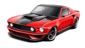 Carbon-Fiber 'Scorched' 1969 Mustang Set to Debut in March 2025