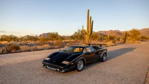 10k-Kilometer 1989 Lamborghini Countach 25th Anniversary Offered on Bring a Trailer