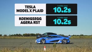Koenigsegg Agera RST vs. Tesla Model X Plaid: A $4.5 Million Hypercar Meets Its Match
