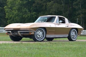 Classic Elegance: The 1963 Chevrolet Corvette Coupe in Saddle Tan At GAA Classic Car Auctions
