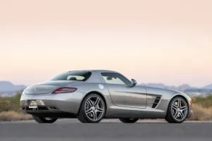 Low-Mileage 2011 Mercedes-Benz SLS AMG in AMG Alubeam Silver Heads On Bring A Trailer