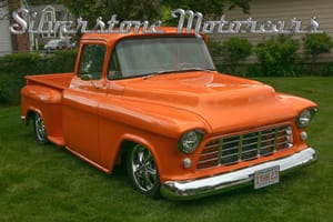 Custom 1956 Chevy 3100 Pickup Blends Classic Style with Modern Muscle