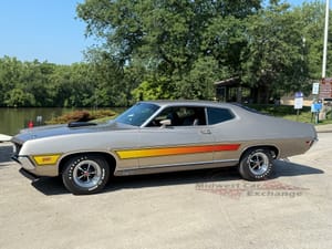 Rotisserie-Restored 1971 Ford Torino GT Offered With Marti Documentation