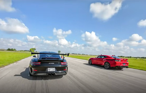 Hennessey’s 1,200-HP Camaro Resurrection Takes on Porsche 991.2 GT3 RS in Drag Showdown