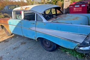 Neglected 1957 Chevy Bel Air Resurfaces in New Jersey, Awaits a Brave Restorer