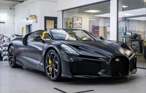 First Production Bugatti Mistral Transformed with Satin Finish