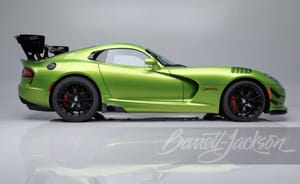 Ultra-Low-Mileage 2017 Dodge Viper ACR Snakeskin Green Edition Heads to Scottsdale