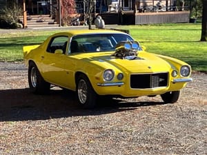 Blown 1970 Camaro Z28 Pro Street Listed With Built V8 and Original Body