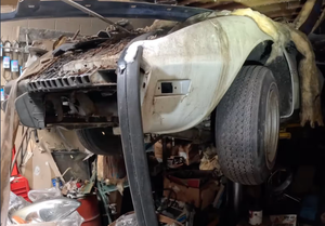 1,000-Mile 1975 Corvette Emerges After Sitting on a Lift Since 1976