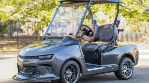 Chevrolet Camaro-Inspired Golf Cart Sells Online After No-Reserve Auction