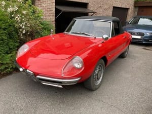 1966 Alfa Romeo Spider 1600 Duetto Offered in Belgium Following Bare-Shell Rebuild
