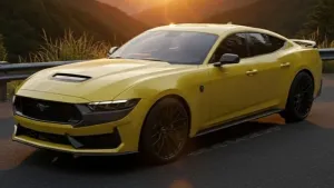 Digital 2026 Ford Mustang Sedan Concept Rekindles Four-Door Pony Car Debate
