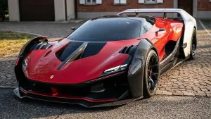 Unofficial Ferrari MXXE Concept Blends Road Car Design With Formula One Influence