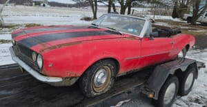 Severely Deteriorated 1967 Camaro Convertible Sells for $5,000