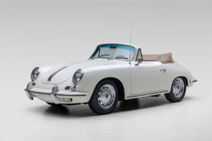 1964 Porsche 356C Cabriolet With Matching Drivetrain Offered in Light Ivory