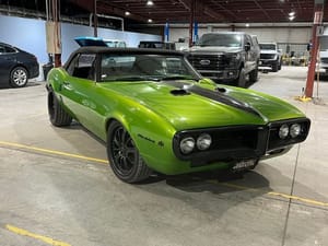 1967 Pontiac Firebird Convertible Reimagined as SEMA-Built Viper Green Showpiece