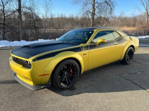 2021 Dodge Challenger R/T Scat Pack T/A Widebody in Rare Gold Rush Finish Listed for Sale