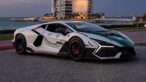 Dubai Police Adds Mansory-Tuned Lamborghini Revuelto to Elite Patrol Fleet