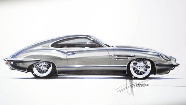 What Do You Think Of Chip Foose S Reimagined Jaguar E Type Coupe