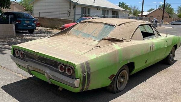 Rare Numbers Matching 1968 Dodge Charger Barn Find Rescued In Albuquerque - 1968 Dodge Charger Paint Colors