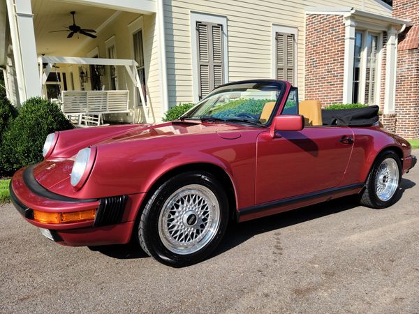 Pretty in Pink: 1989 Porsche 911 Carrera Cabriolet